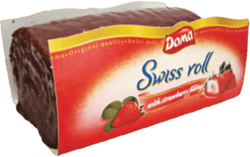 Swiss Roll Doma Strawberry 115GR (1X12)