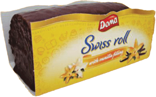 Swiss Roll Doma Vanilla 115GR (1X12)
