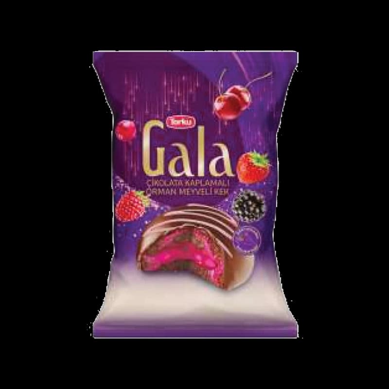 Torku Gala Cake Invelit in Ciocolata cu Cream de Fructe de Padure 50GR (6X24)