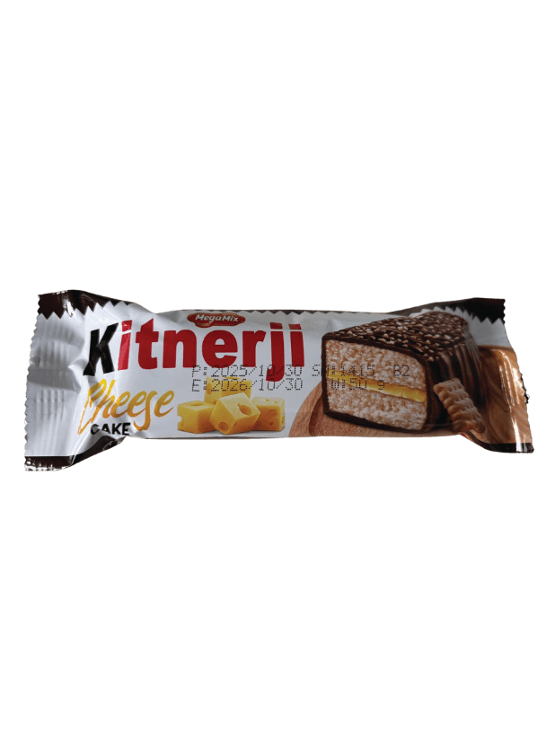 IR Cake Cocoa with Cheese Cream Decorated with Cocoa Biscuit Kitnergy 50GR (6X24)