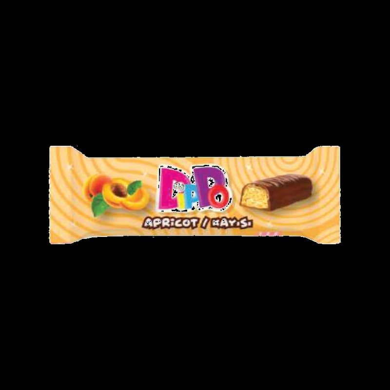 Dippo Baton cu Caise cu Glazura de Ciocolata 20GR (12X24)