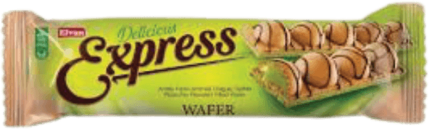 Expreso Wafers with Pistachio Neglazurat 30GR (6X24)