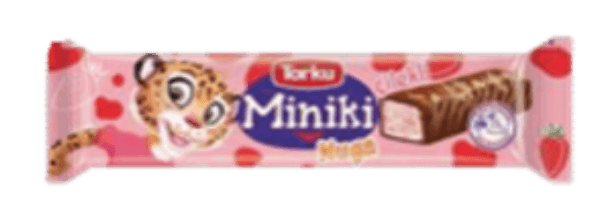 Torku Miniki Baton Nuga cu Capsuni 25 GR (6X16)