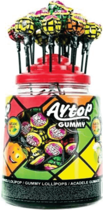 Acadele Aytop Gummy Lollipop 16 GR (6X100)