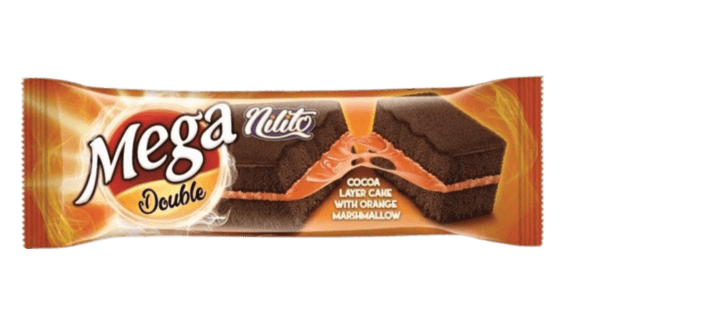 IR Nilito Mega Double Cake Marshmalow Orange 50GR (4X24)